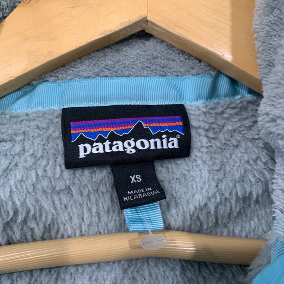 Patagonia Grey Blue Women's Re-Tool Snap-T Pullover - Picture 4 of 6